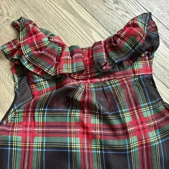 J. Crew Multicolor Plaid Sleeveless Top - Picture 13 of 15